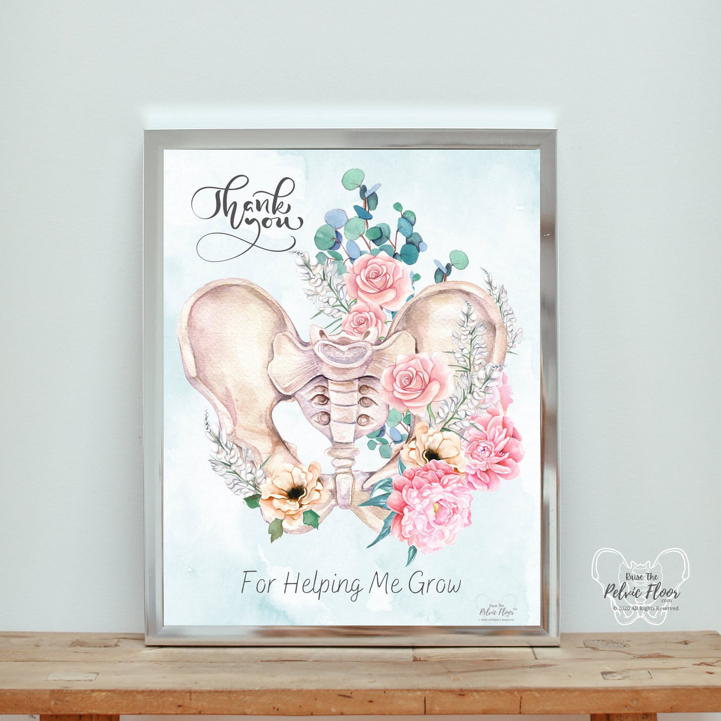 Thank you Gift | Pelvis Peony/Eucalyptus | Printed Art