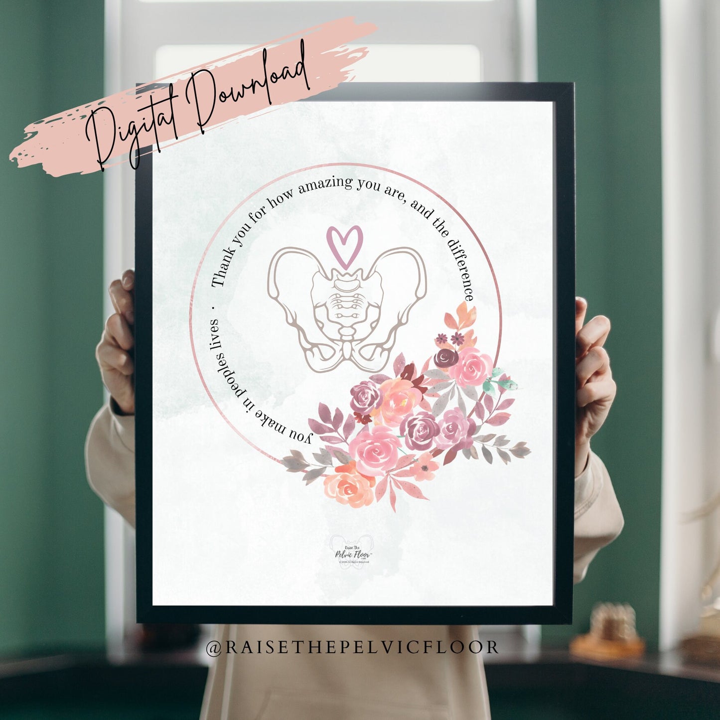 Thank you gift Medical Practitioner | Digital Download* Printable gift 8x10 and 5x7 in Print for therapist, chiropractor, MD, OGBYN, midwife