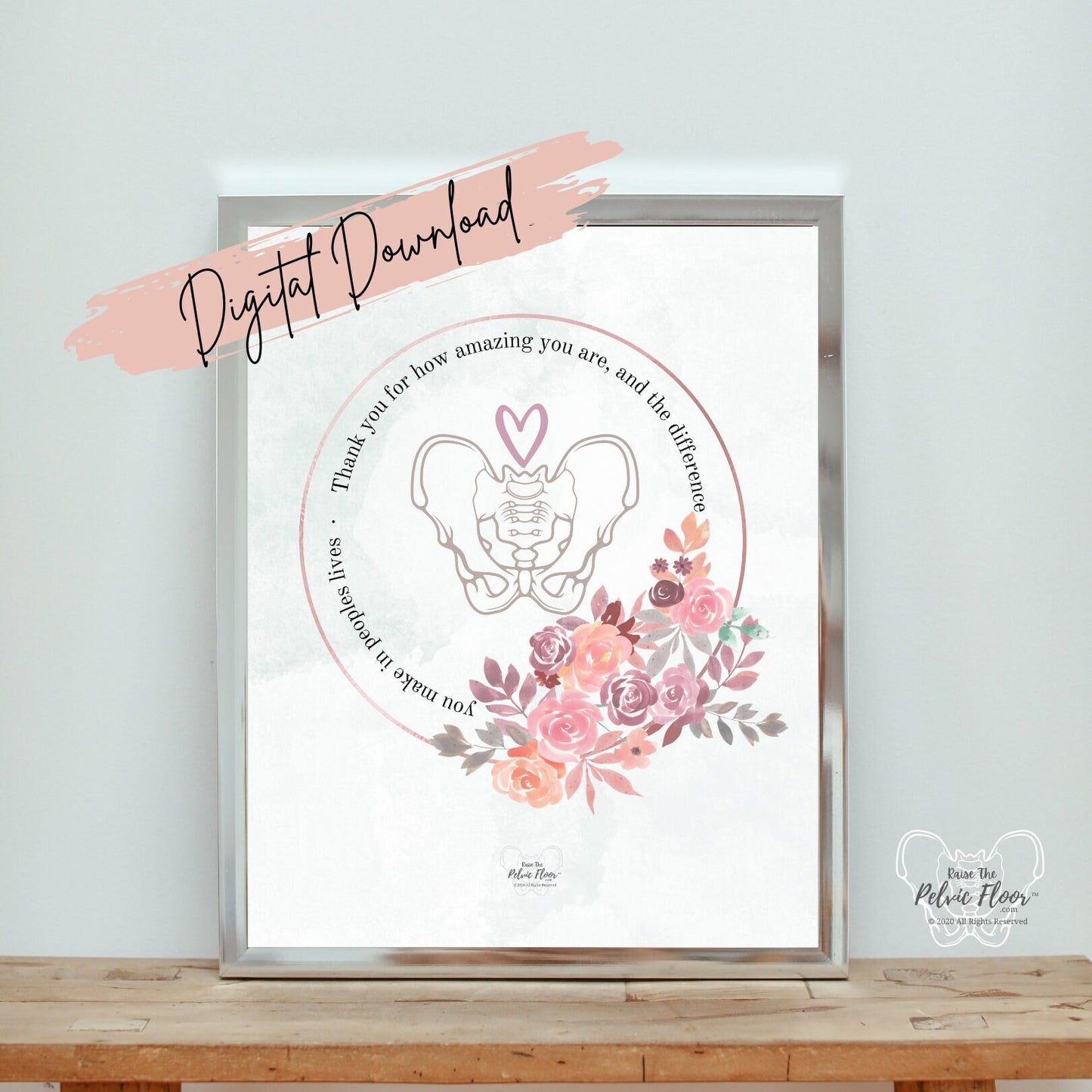 Thank you gift Medical Practitioner | Digital Download* Printable gift 8x10 and 5x7 in Print for therapist, chiropractor, MD, OGBYN, midwife