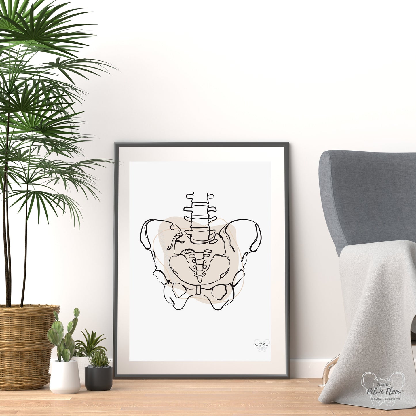 Pelvic Bones Art *Digital Download* Abstract Pelvis, Line art, Pelvic Floor Art, Medical Wall Minimalistic Anatomy Poster, Sacroiliac Joint
