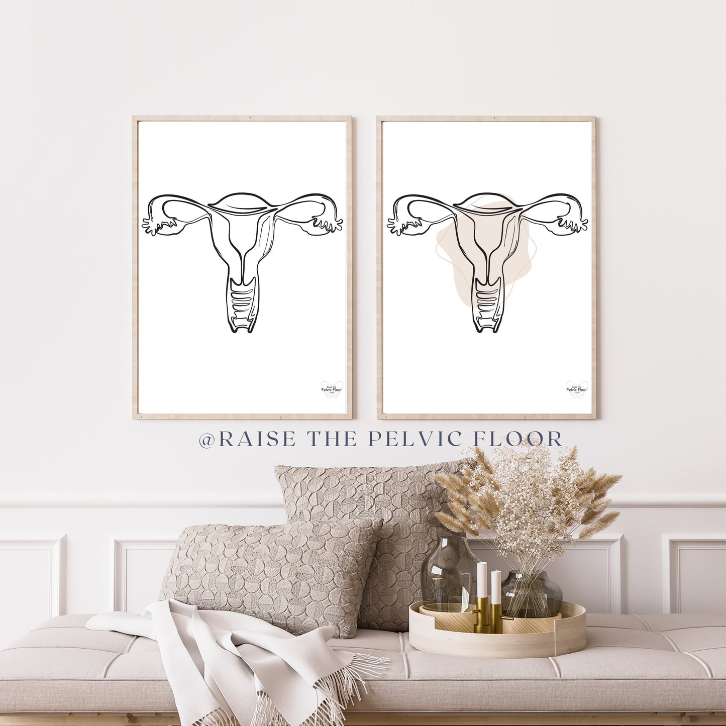Uterus Art *Digital Download* Abstract uterus, Line art, Pelvic Floor Art, Medical Wall Art, Pelvic floor therapy, Reproductive, Ovary