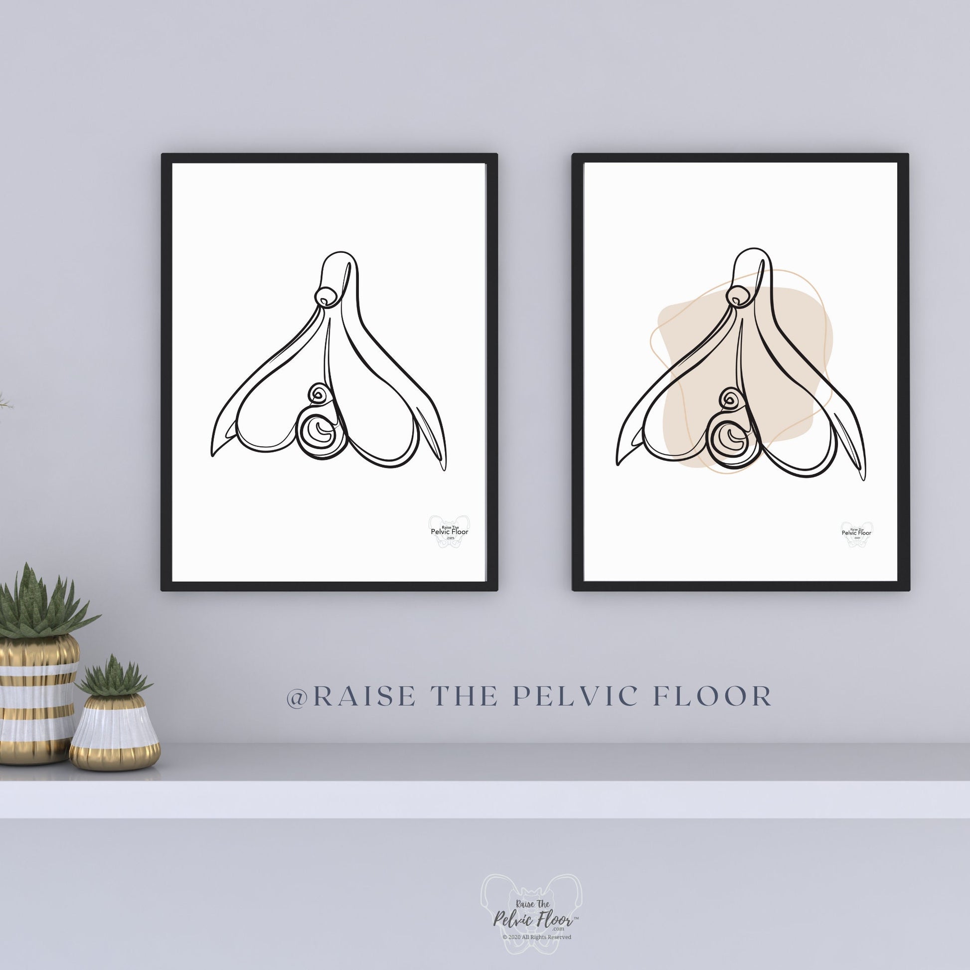 Clitoris Line Art Digital Download* | Pelvic Health Art for Physical Therapy, Sex Therapist, OBGYN, Occupational Therapist