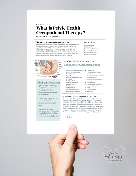 What is Pelvic Floor Occupational Therapy?
