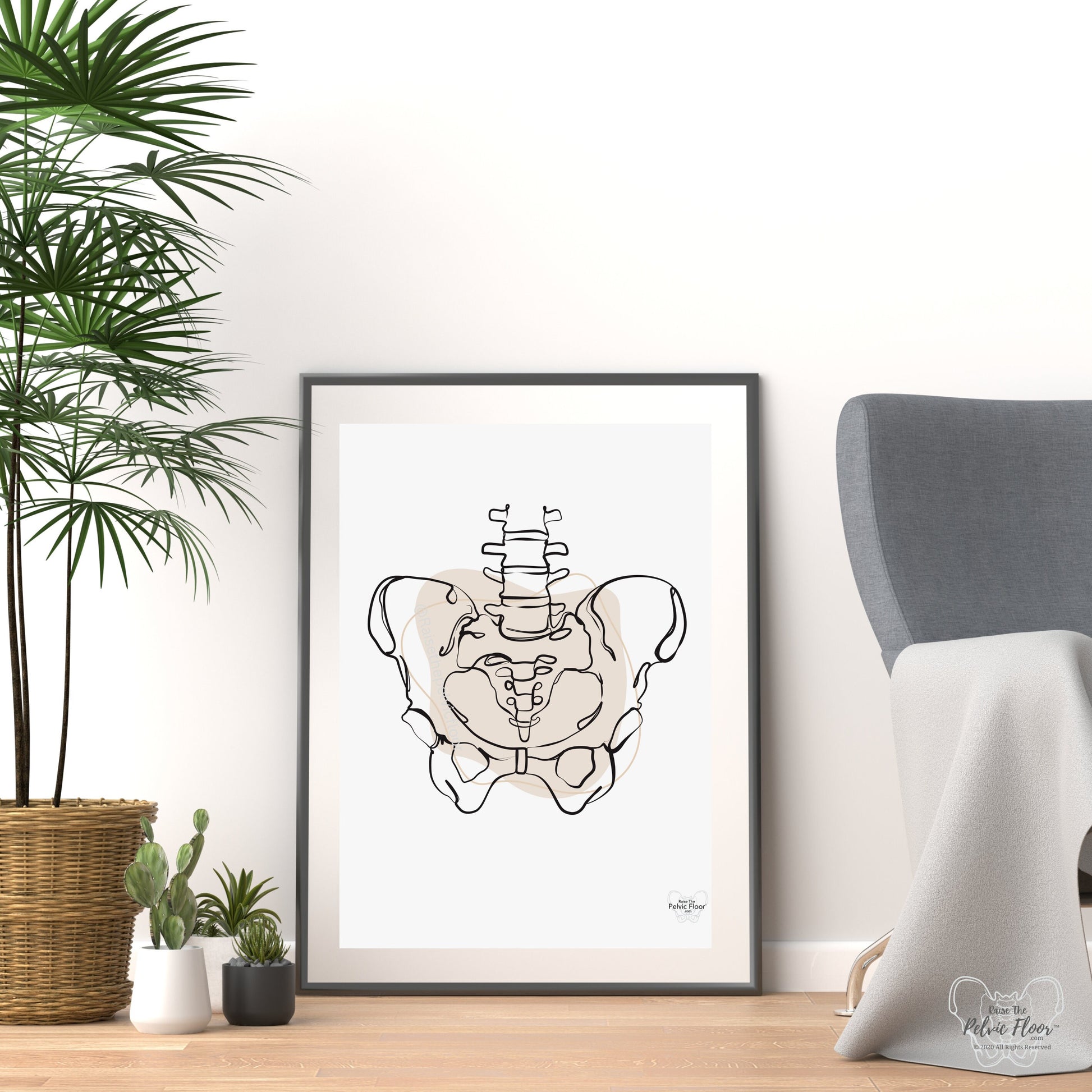 Pelvic Bones Art *Digital Download* Abstract Pelvis, Line art, Pelvic Floor Art, Medical Wall Minimalistic Anatomy Poster, Sacroiliac Joint